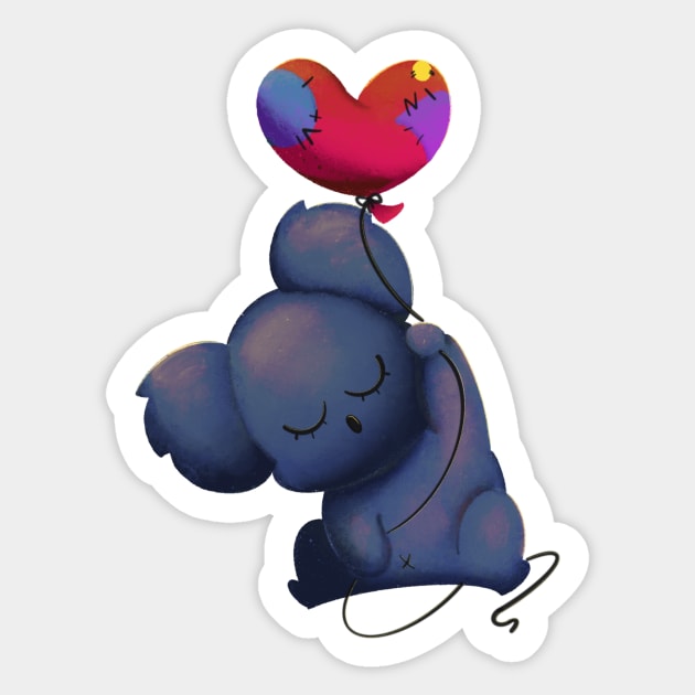 Koala Sticker by Prickly illustrations 